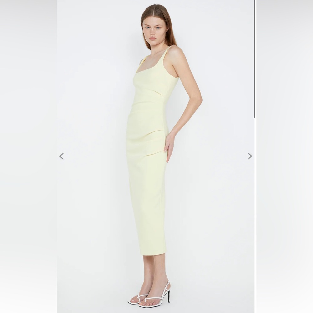 KARINA TUCK MIDI DRESS